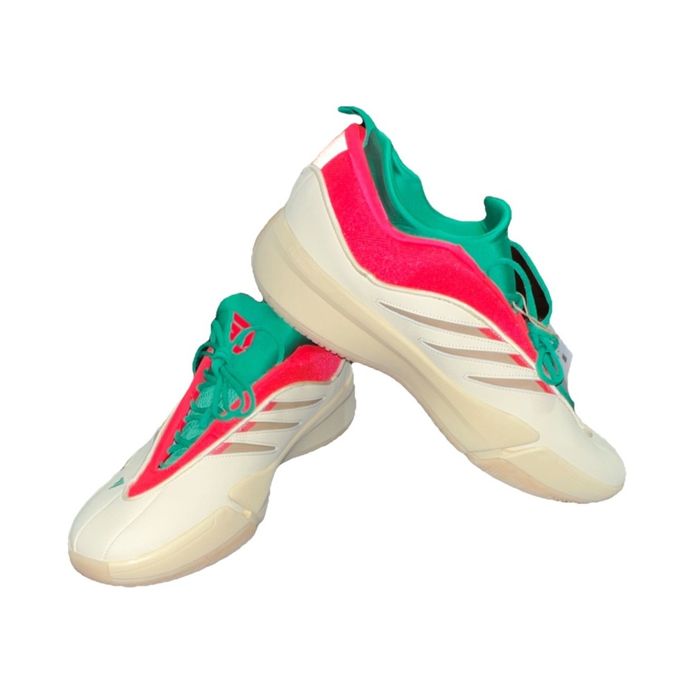 20N15/adidas Dame Cream Pink Green IH6627 Men's Basketball Shoes Low Top Sneaker
